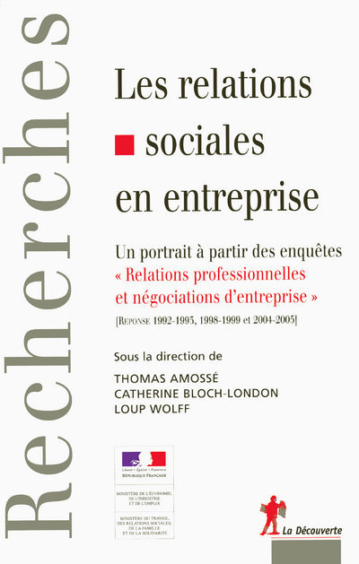 Knjiga Les relations sociales en entreprise Catherine Bloch-London