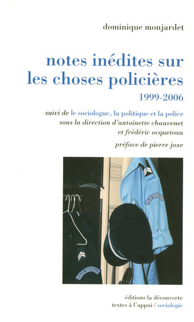 Knjiga Notes inédites sur les choses policières Dominique Montjardet