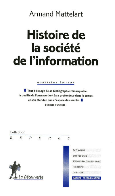 Kniha Histoire de la société de l'information Armand Mattelart
