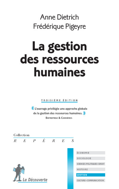Knjiga La gestion des ressources humaines 3e édition Anne Dietrich