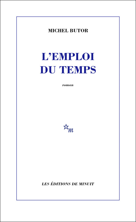 Buch L'emploi du temps BUTOR MICHEL