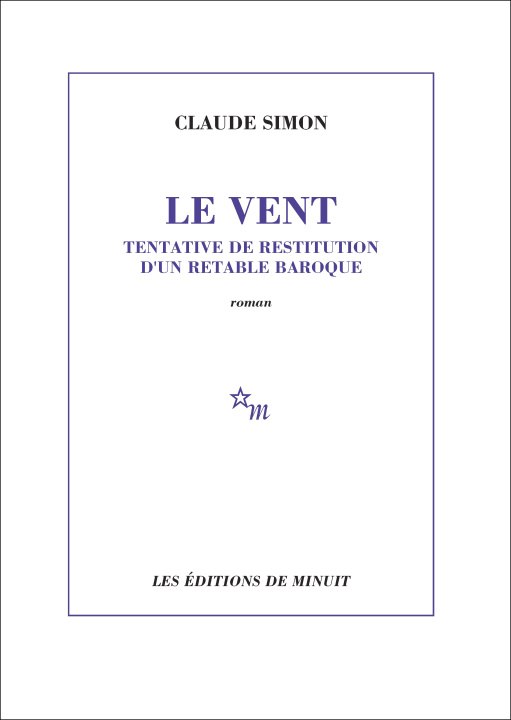 Buch Le vent SIMON CLAUDE