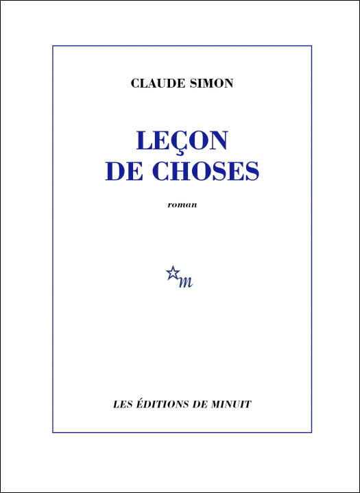 Knjiga Lecon De Choses Simon