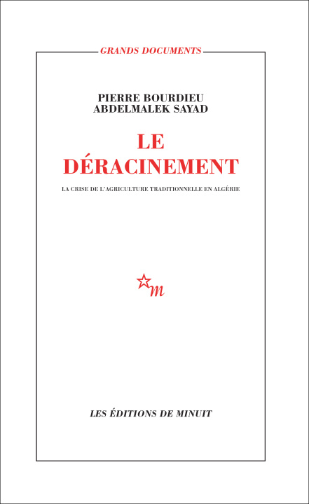 Knjiga Déracinement BOURDIEU PIERRE