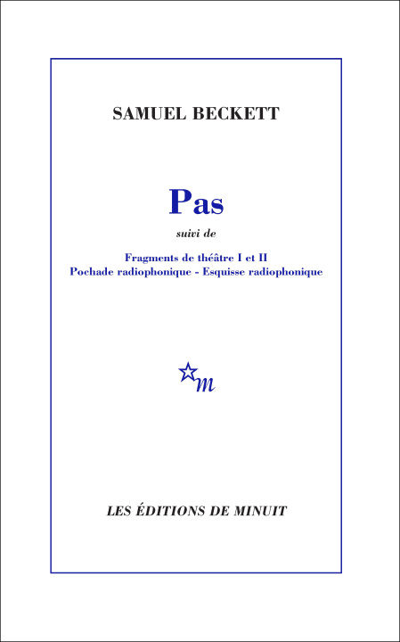 Knjiga Pas Suivi De Quatre Esquisses Beckett