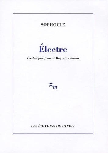 Buch ELECTRE SOPHOCLE