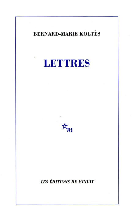 Boek Lettres Koltès