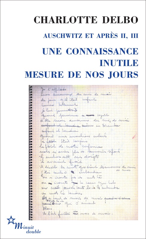 Książka Une connaissance inutile mesure de jours. Auschwitz et après T2 T3 DELBO CHARLOTTE