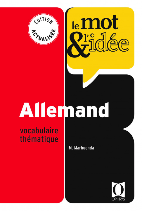 Książka Allemand - vocabulaire thématique MARIE MARHUENDA