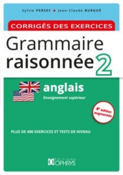 Kniha Grammaire raisonnée - anglais PERSEC SYLVIE