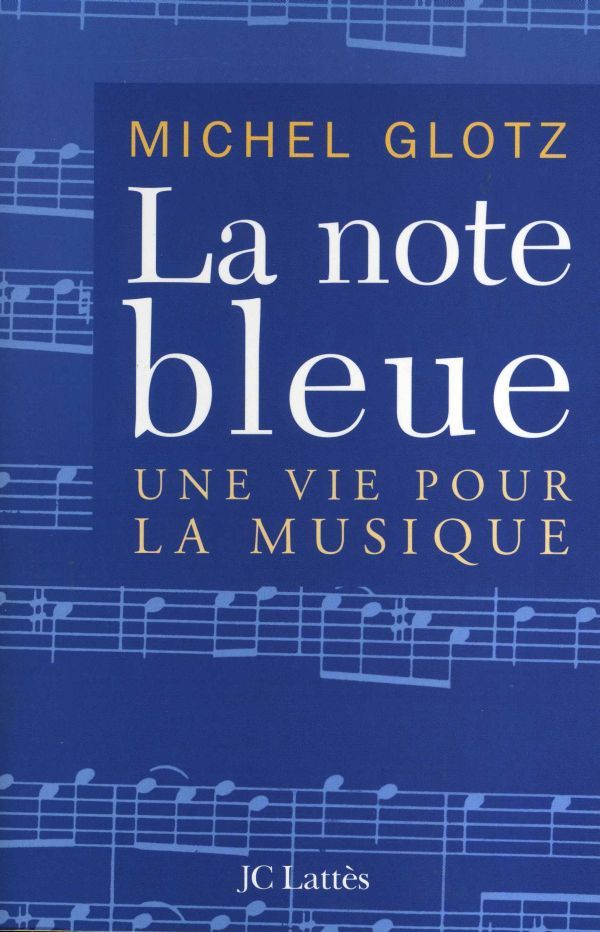 Knjiga La note bleue Michel Glotz