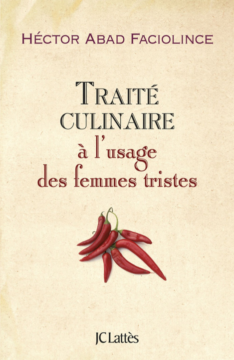 Carte Traité culinaire à l'usage des femmes tristes Hector Abad Faciolince