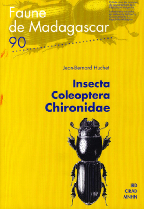 Könyv Insecta Coleoptera Chironidae n° 90 Huchet