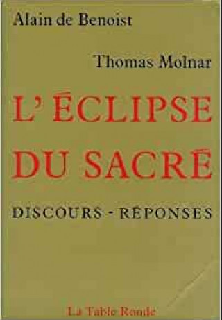 Kniha L'éclipse du sacré Benoist