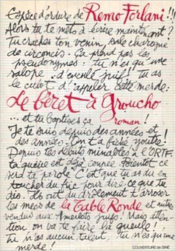 Boek Le béret à Groucho Forlani