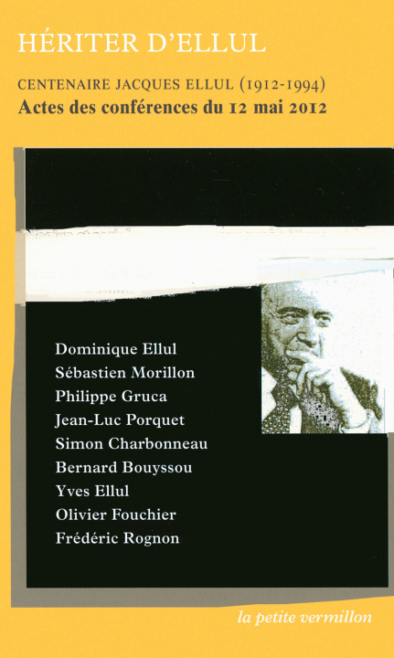 Book Hériter d'Ellul Collectifs