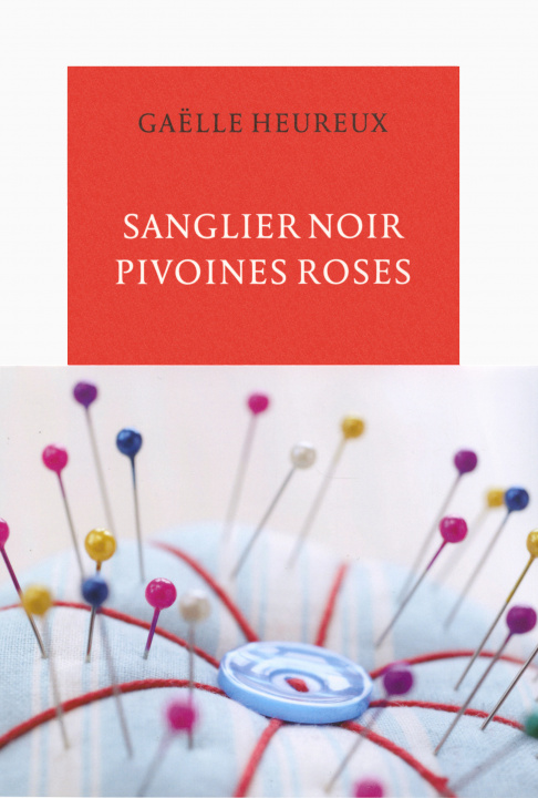 Carte Sanglier noir, pivoines roses Heureux