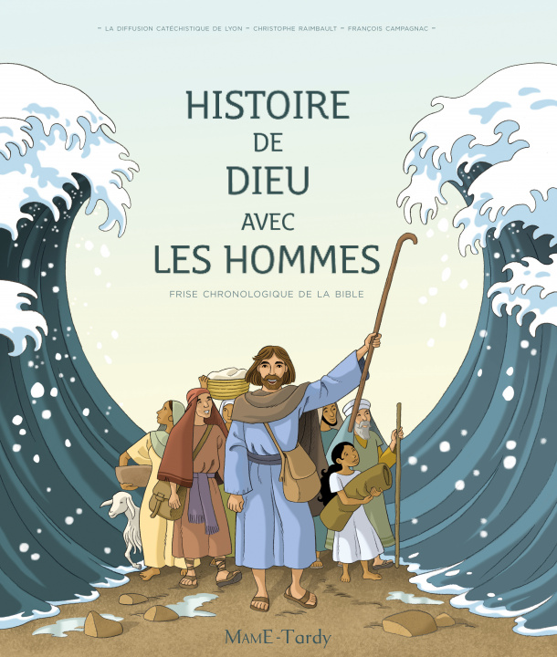 Carte Histoire de Dieu avec les hommes - Frise chronologique de la Bible, enfant Christophe RAIMBAULT