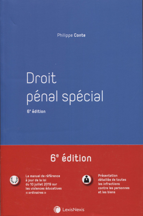 Книга Droit pénal spécial Conte