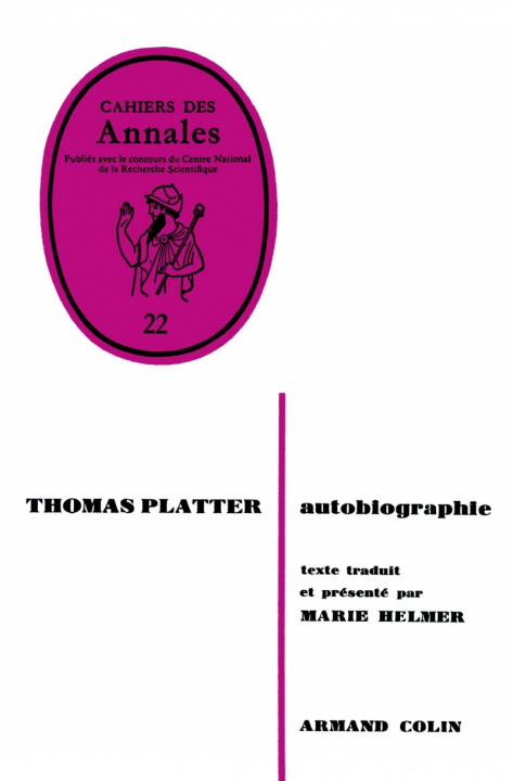 Book Autobiographie Thomas PLATTER