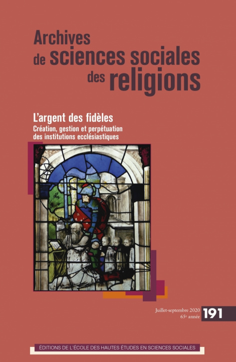 Kniha Archives de sciences sociales des religions, n° 191-L’argent 