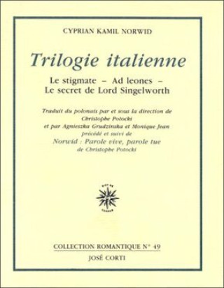 Kniha TRILOGIE ITALIENNE Potocki