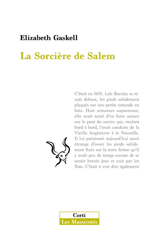 Книга La sorcière de Salem GASKELL ELIZABETH