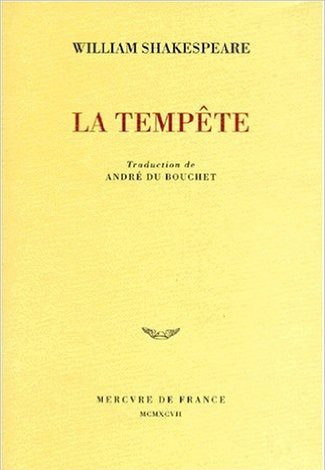 Knjiga La Tempête Shakespeare