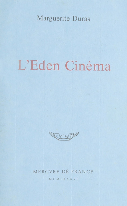 Kniha L'Eden Cinéma Duras