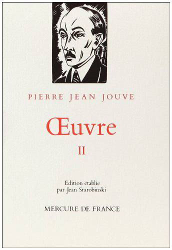 Knjiga Œuvre Jouve