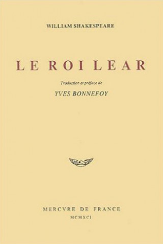 Knjiga Le Roi Lear Shakespeare