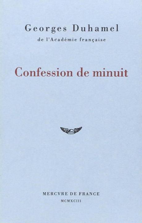 Livro Confession de minuit Duhamel