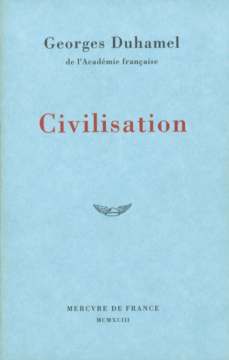Knjiga Civilisation Duhamel