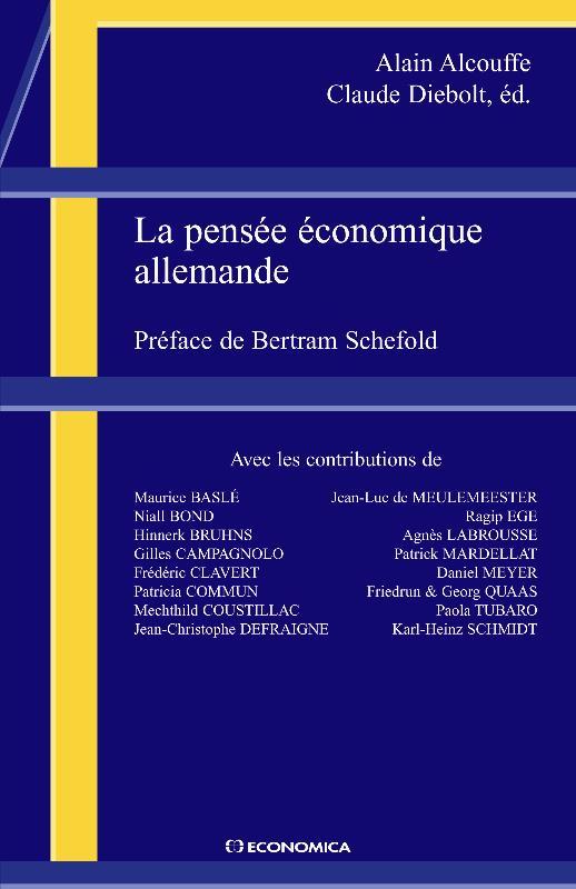 Kniha La pensée économique allemande 