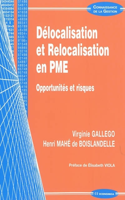 Buch Délocalisation et relocalisation en PME - opportunités et risques Gallego