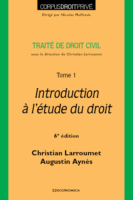 Carte Traité de droit civil Larroumet