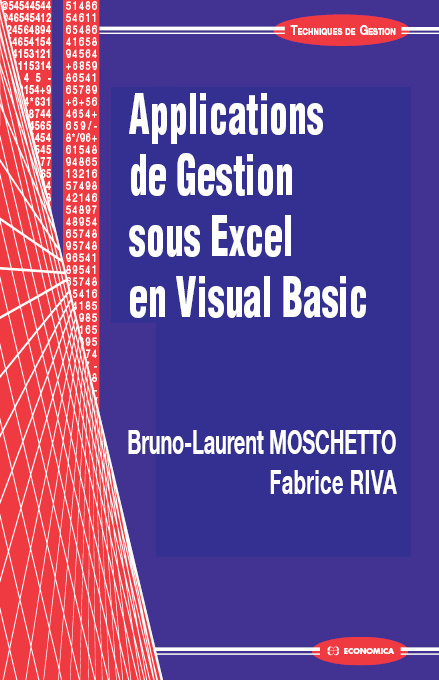 Книга Applications de gestion sous Excel en Visual Basic Moschetto