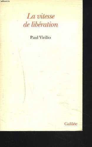 Book Vitesse de libération Virilio