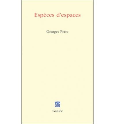 Книга Especes d'espaces Perec