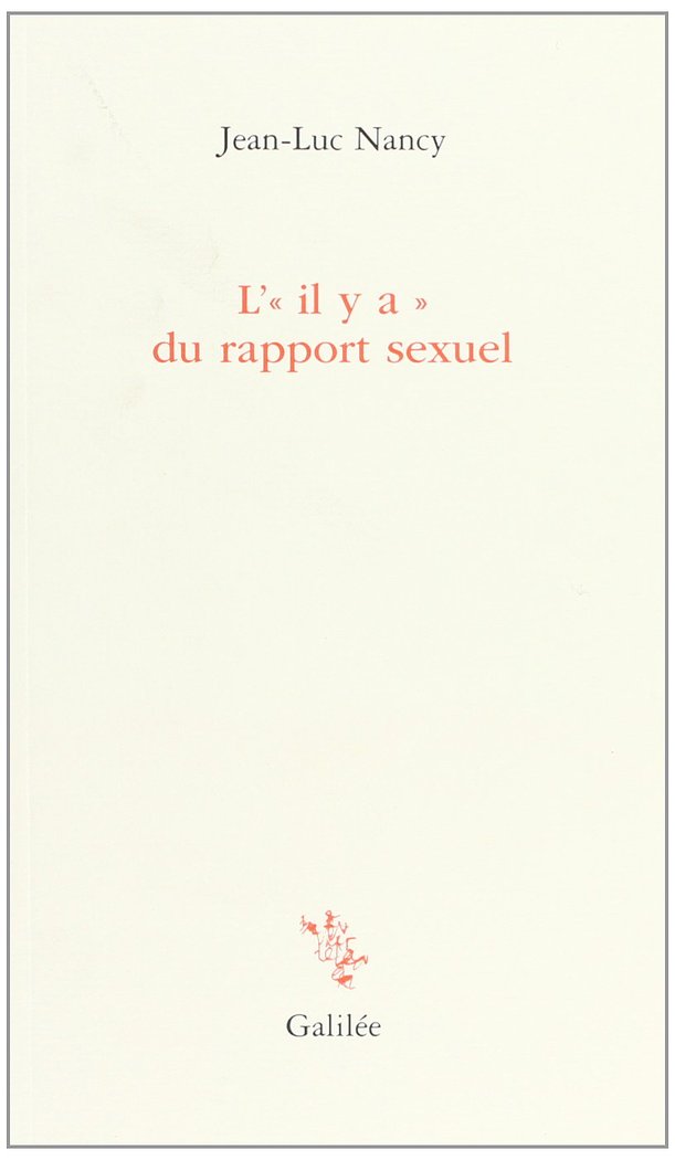 Kniha L'il ya a du rapport sexuel NANCY J L