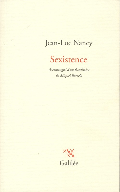 Libro Sexistence NANCY JEAN-LUC