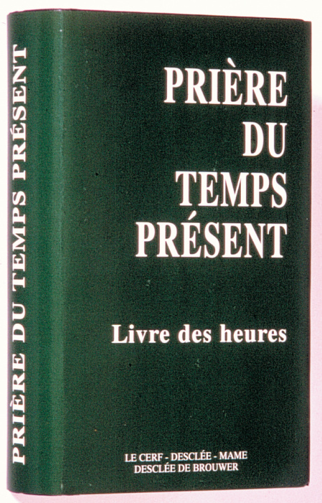 Book Prière du temps present - petit format vert relié 