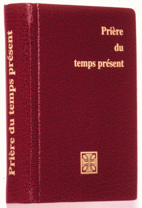Carte Prière du temps présent / format poche avec custode-rouge 