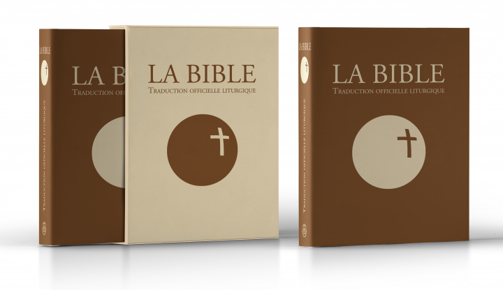 Knjiga La Bible - Traduction officielle liturgique   cuir marron A.E.L.F.