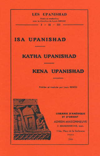 Kniha Isa Upanishad, Katha Upanishad, Kena Upanishad Louis