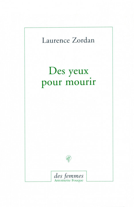 Boek Des yeux pour mourir Zordan