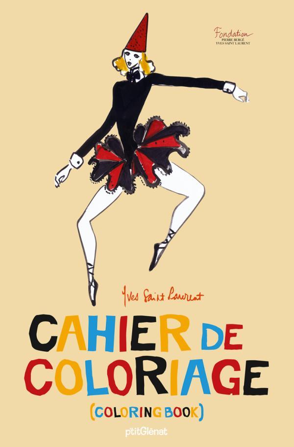 Книга Cahier de coloriage Yves Saint Laurent - Luxe 