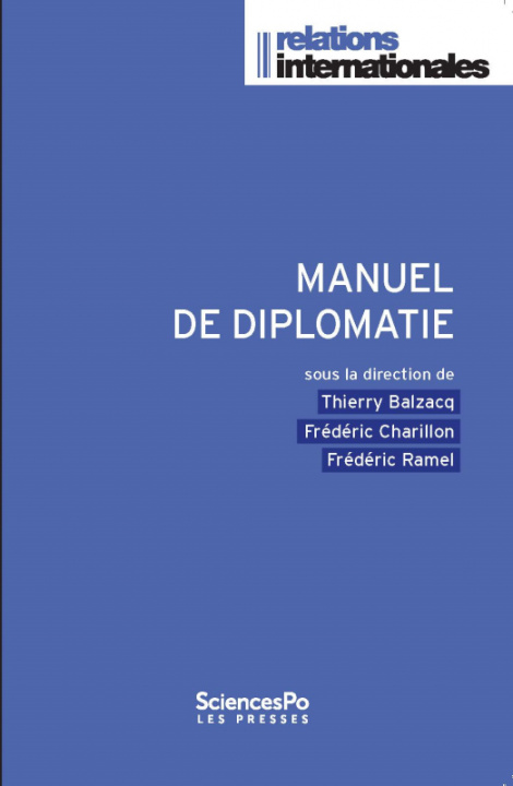 Book Manuel de diplomatie Thierry BALZACQ