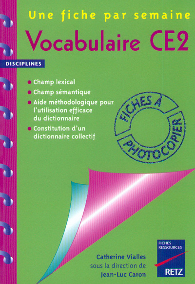 Kniha VOCABULAIRE CE2 Catherine Vialles