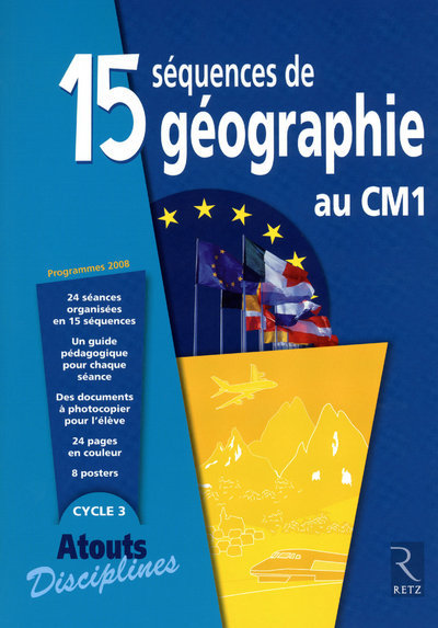 Kniha 15 SEQUENCES GEOGRAPHIE CM1 Jacques Arnaud